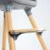 Scaun de masa transformabil scandi grey babygo