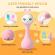 Iepuras interactiv pentru bebelusi alilo smarty bunny roz, ro/en