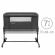 Patut co-sleeping kidwell snuzzy - dark grey