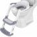 Reductor toaleta cu scarita si colac moale wendo white