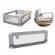Bariera protectie pat copii culisanta, cu inaltime reglabila cover 140 cm gri