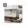 Bariera protectie pat copii culisanta, cu inaltime reglabila cover 140 cm gri