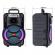 Boxa portabila cu microfon zqs8166, 60w pmpo, bt/fm/usb, 3000mah