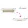 Cadita pliabila cu termometru si suport anatomic genua premium beige