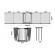 Poarta de siguranta transformabila in tarc modular cu 5 panouri, model configurabil, guradian 6 black