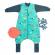 Sac de dormit cu picioruse si maneca lunga detasabila under the sea 110 cm + manseta 2.5 tog