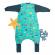 Sac de dormit cu picioruse si maneca lunga detasabila under the sea 110 cm + manseta 2.5 tog