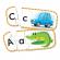 Set 26 de puzzle-uri alfabet 3 piese