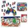 Cutie 3 in 1 ajunul craciunului - joc educativ, puzzle si carte de colorat cu activitati