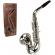 Saxofon plastic metalizat, 8 note