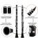 Clarinet ideallstore®, musical virtue, 17 clape, 67 cm, negru, geanta inclusa