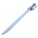 Sabie de jucarie ideallstore®, future warrior, plastic, led, sunete, 63.5 cm, argintiu