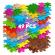 Set covorase ortopedice senzoriale puzzle diamant a muffik 49 piese