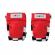 Set protectie cotiere si genunchiere globber rosii