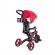 Tricicleta globber explorer 4 in 1 pliabila, culoare rosie