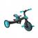 Tricicleta globber explorer 4 in 1 turquoise