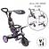 Tricicleta globber explorer 4 in 1 violet