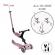 Trotineta globber go-up 4 in 1 active ecologic roz pal