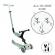 Trotineta globber go-up 4 in 1 active ecologic verde fistic
