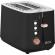Prajitor de paine ecg st 2768 timber, 925 w, 2 felii, 7 grade de rumenire, otel