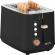 Prajitor de paine ecg st 2768 timber, 925 w, 2 felii, 7 grade de rumenire, otel