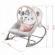 Balansoar multifunctional cu vibratii si 3 jucarii ricokids 7325 roz