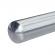 Bata de baseball ideallstore®, aluminiu, 80 cm, argintiu