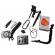 Kit supravietuire ideallstore®, help society, 13 elemente multifunctionale, negru