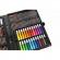Set pentru pictura 168 piese cu geanta inclusa iso trade negru my17250