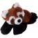 Jucarie plus urs panda rosu ecokins wild republic 20 cm