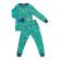 Pijama 100% bumbac organic, under the sea, 7-8 ani
