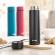 Termos din otel inoxidabil vidat colourdesign, 450 ml, negru, reer 90011