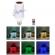 Bec led, rgbw, bluetooth, telecomanda, difuzor, 9w