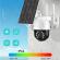 Camera de supraveghere cu panou solar, wifi ptz, 3mp
