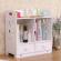 Dulap cu 2 sertare, organizator cosmetice, alb, pvc