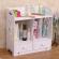 Dulap cu 2 sertare, organizator cosmetice, alb, pvc