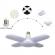Lampa led pliabila, 4 brate, e26/e27, 60w