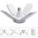 Lampa led pliabila, 4 brate, e26/e27, 60w