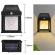 Lampa cu panou solar, prindere in perete, tungsten, 3w, senzor