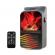 Mini aeroterma portabila cu aspect de semineu, 900w