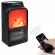 Mini aeroterma portabila cu aspect de semineu, 900w