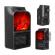 Mini aeroterma portabila cu aspect de semineu, 900w