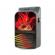 Mini aeroterma portabila cu aspect de semineu, 900w