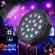Proiector disco 18led rgb, 12w, e27, 18cm, cu telecomanda