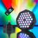 Proiector disco 36led rgb, 15w, e27, 18cm, cu telecomanda