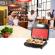 Sandwich maker led, 750w, antiaderent