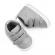 Adidasi gri cu barete cu arici (marime disponibila: 6-9 luni (marimea 19