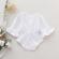 Body cu manecute evazate din material tip finet (marime disponibila: 3-6 luni