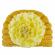 Caciulita crosetata tip turban cu floare aplicata (marime disponibila: 3-6 luni