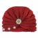 Caciulita crosetata tip turban cu perlute si strasuri (marime disponibila: 6-9